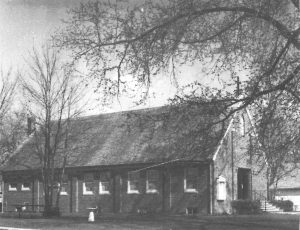 Photo of a brick church