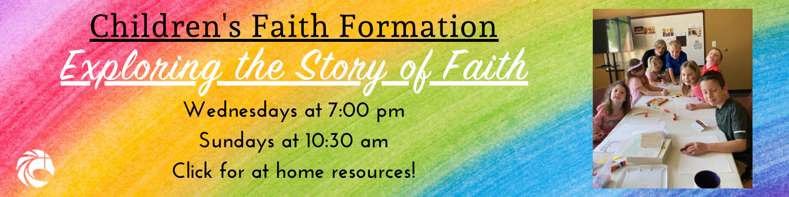Children's Faith Formation 2022-23 website banner